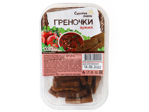 Сурские гренки с Аджикой (100 гр) в Невинномысске