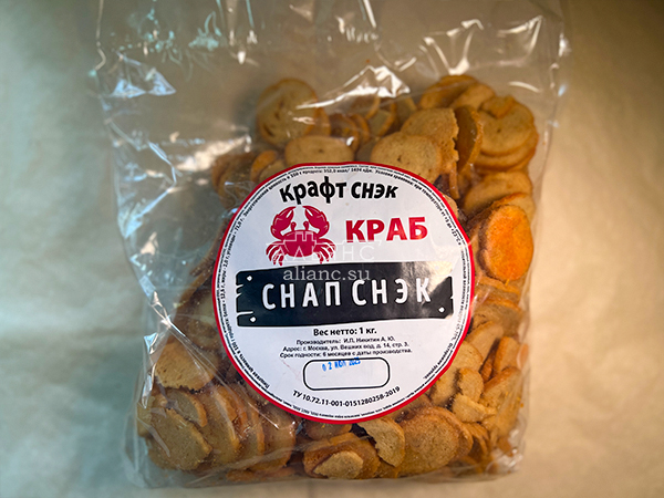 Снапсы ПШЕНИЧНЫЕ "Краб" в Невинномысске
