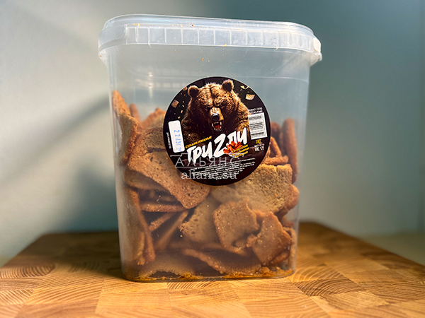 Ведро Ржаные гренки со вкусом Крылышки Барбекю (1 кг) в Невинномысске